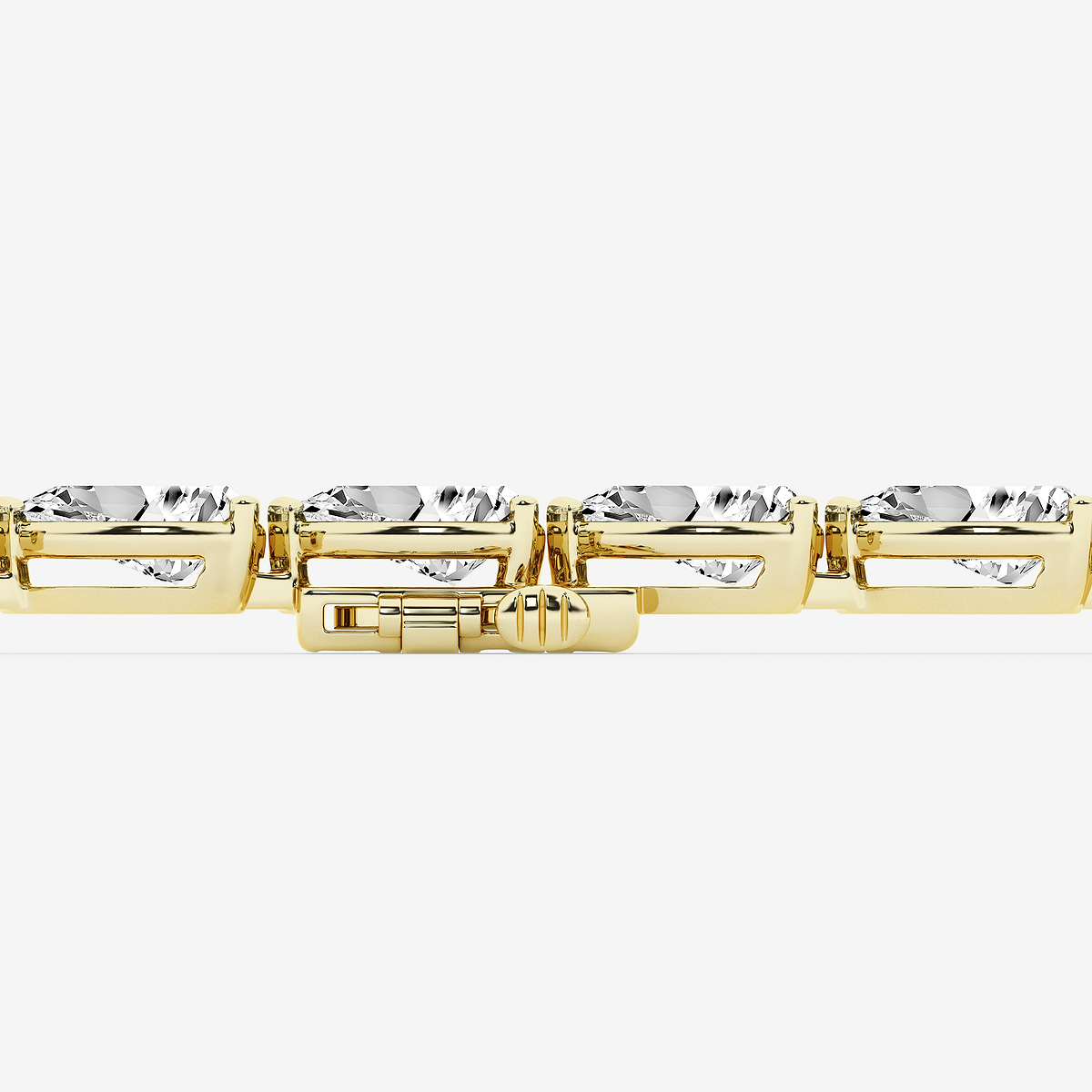Additional Image 2 for  20 ctw Pear Lab Grown Diamond East-West Tennis Bracelet - 6 Inches
