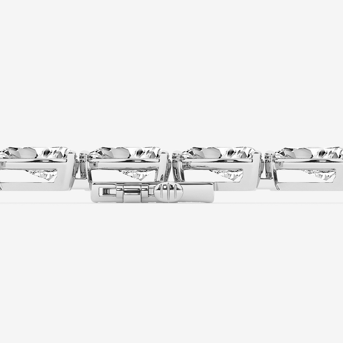 Additional Image 2 for  25 ctw Pear Lab Grown Diamond East-West Tennis Bracelet - 7.5 Inches