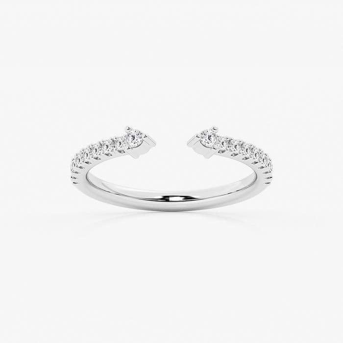 Round Open Wedding Band