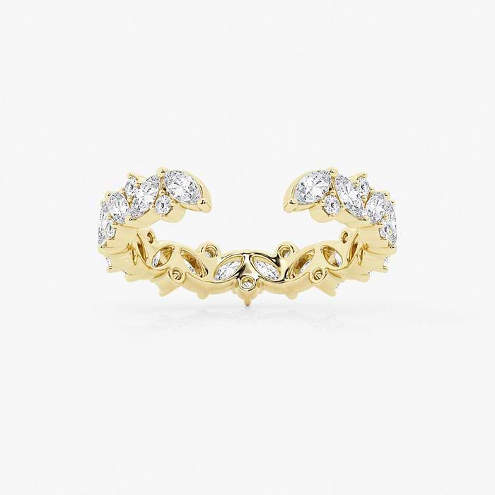 Multi-Shape Open Wedding Band