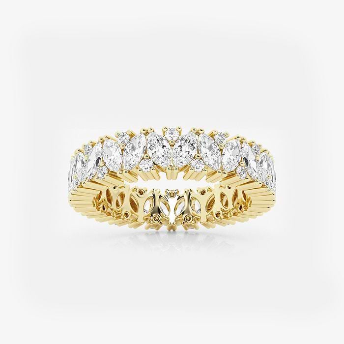 Alternating Marquise Eternity Band