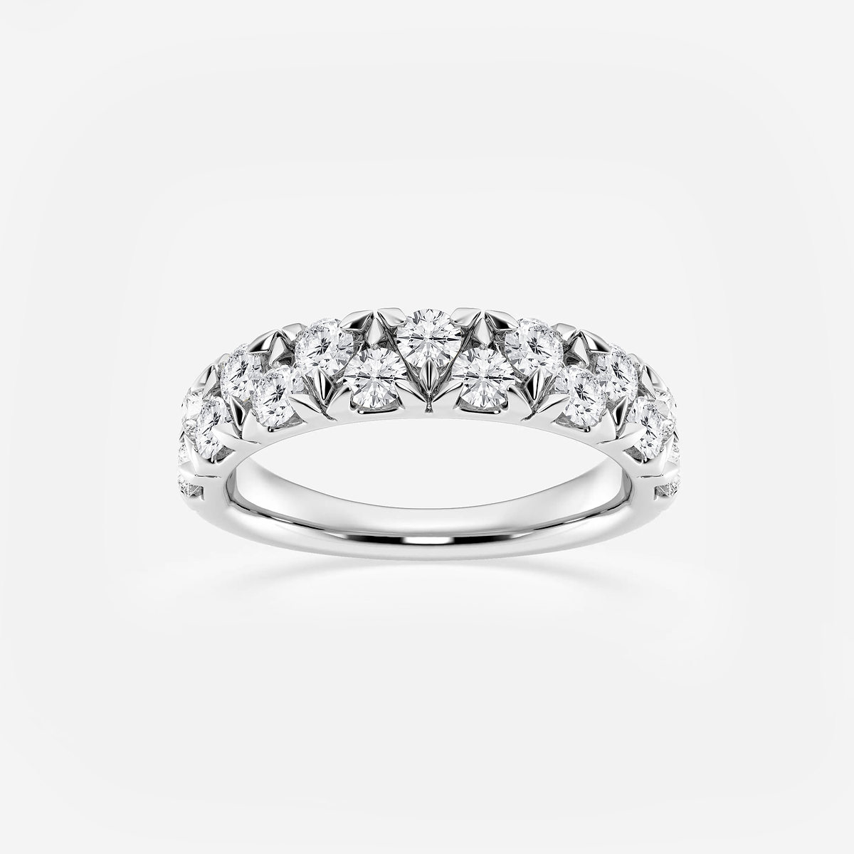1 ctw Round Lab Grown Diamond Alternating Band