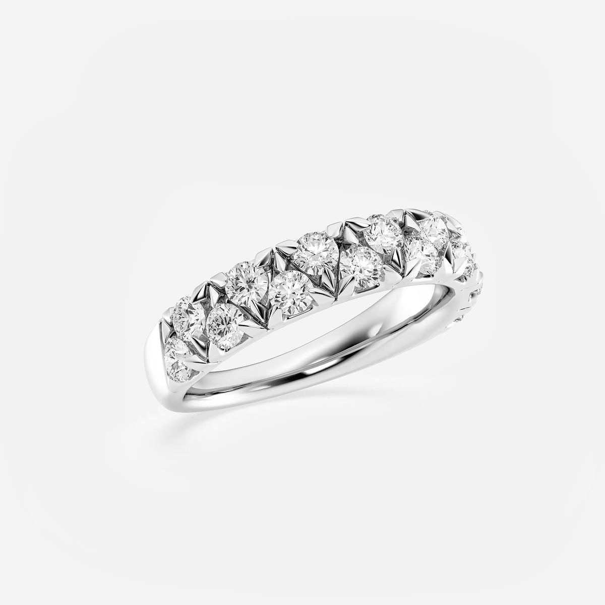 Additional Image 1 for  1 ctw Round Lab Grown Diamond Alternating Band