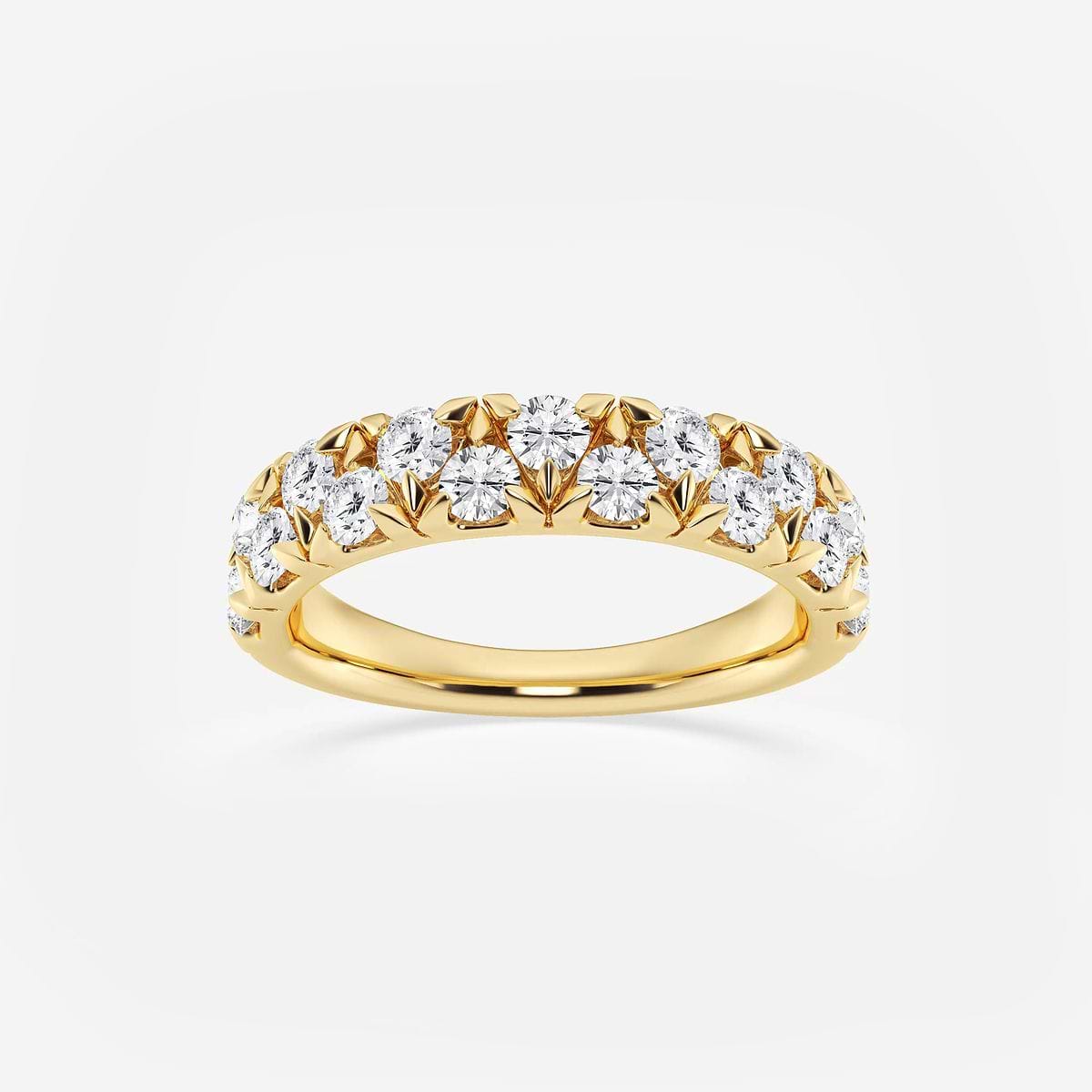 Organic Chunky Band Ring 18ct Gold Plated