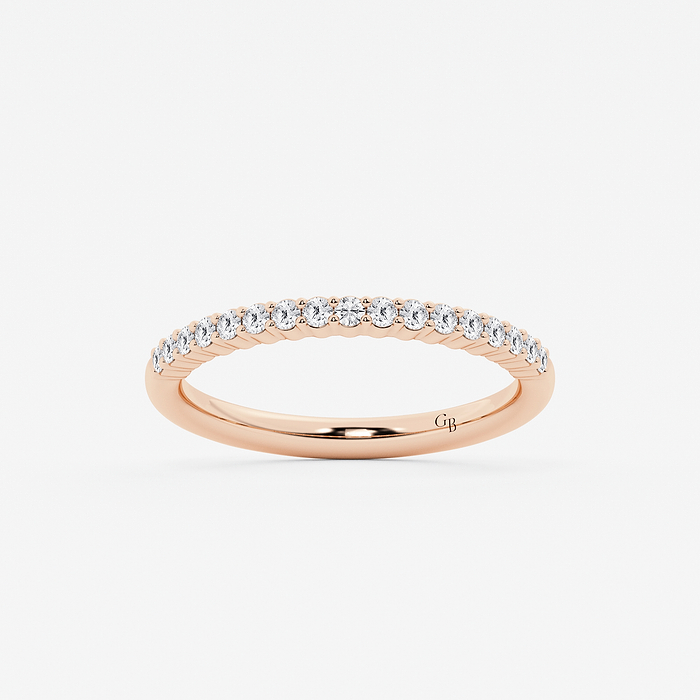 1/4 ctw Round Lab Grown Diamond Wedding Band
