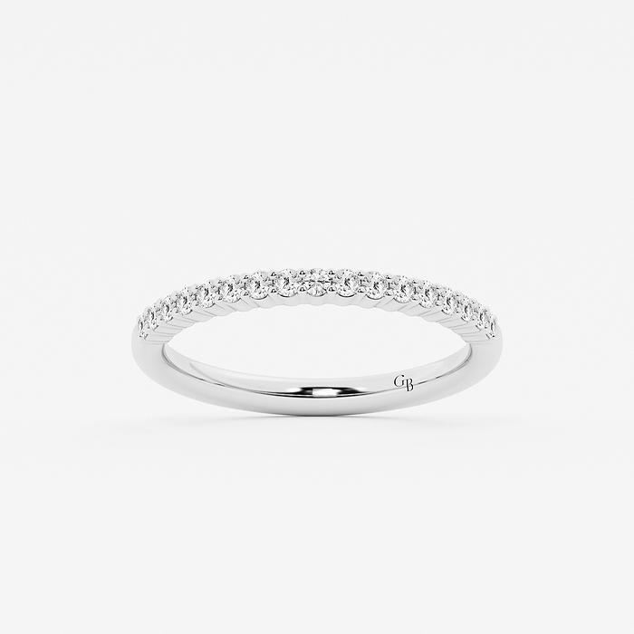 1/4 ctw Round Lab Grown Diamond Wedding Band