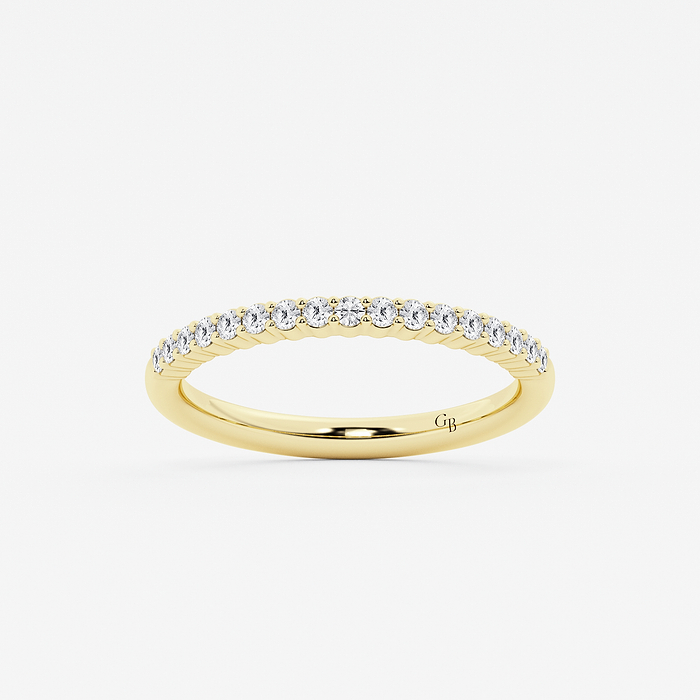 1/4 ctw Round Lab Grown Diamond Wedding Band