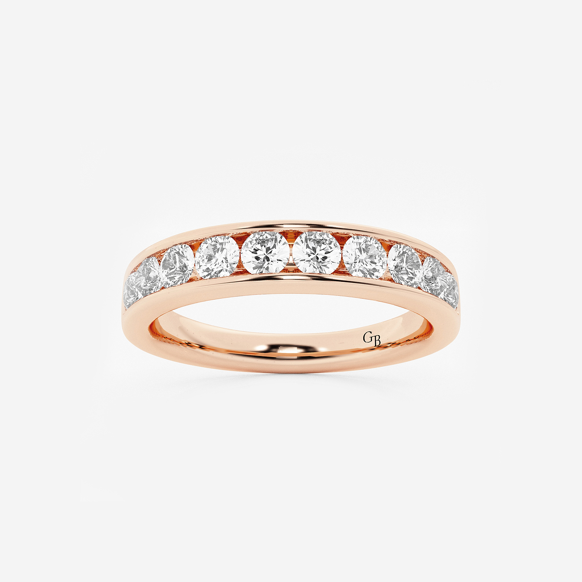 3/4 ctw Round Lab Grown Diamond Wedding Band
