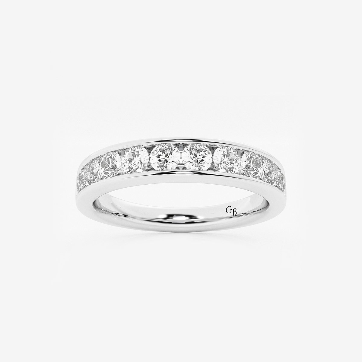 3/4 ctw Round Lab Grown Diamond Wedding Band