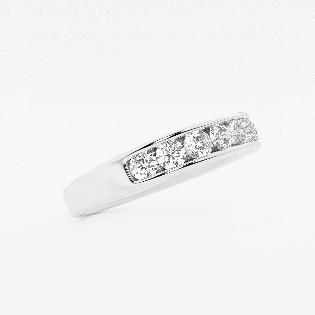 Additional Image 1 for  1/2 ctw Round Lab Grown Diamond Wedding Band