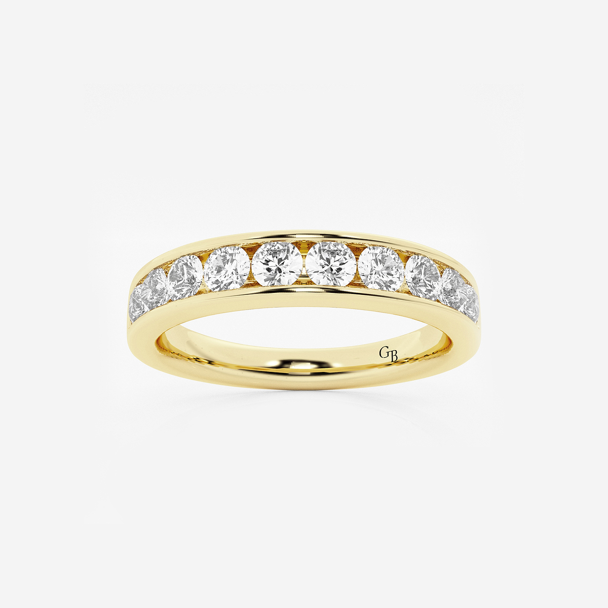 3/4 ctw Round Lab Grown Diamond Wedding Band