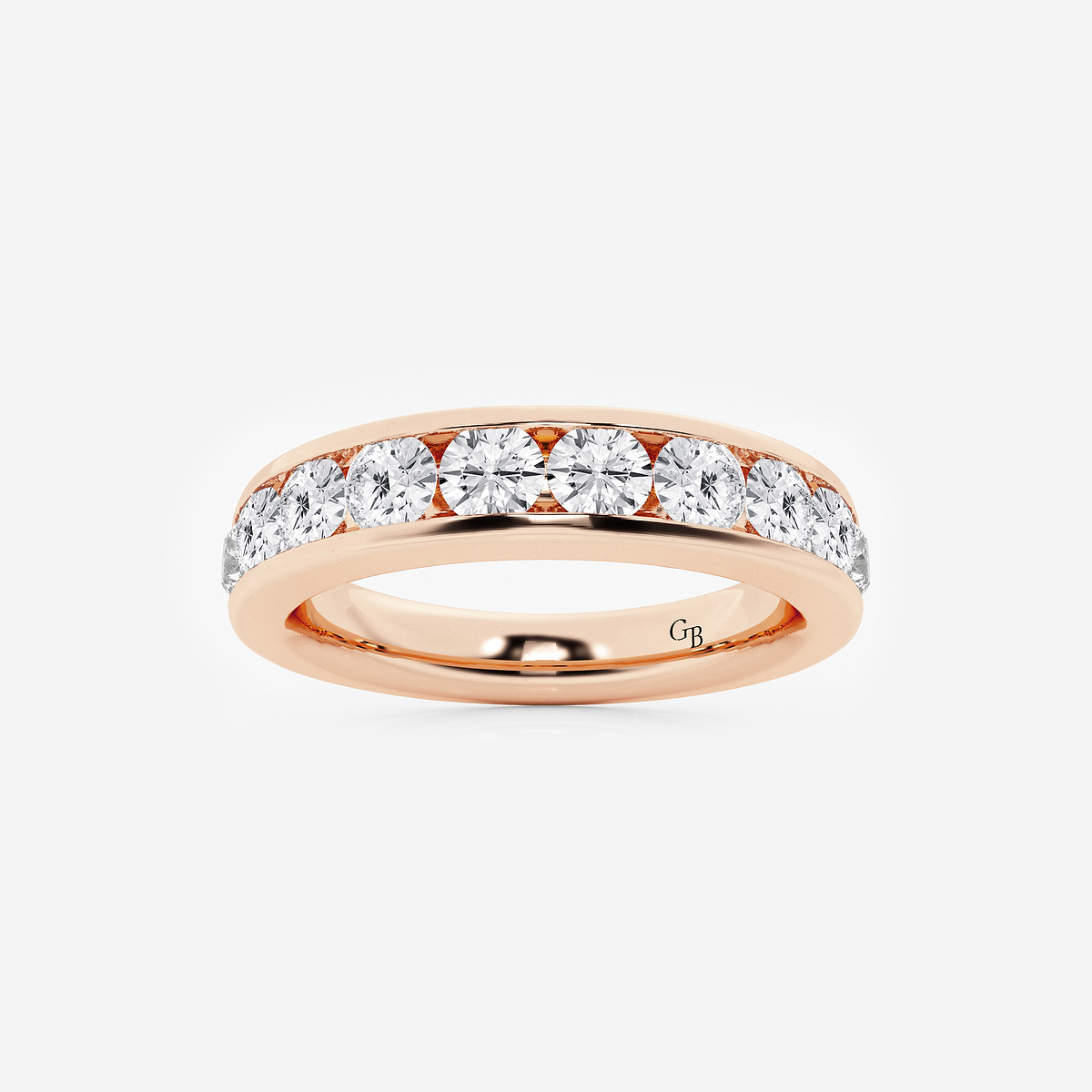 1 ctw Round Lab Grown Diamond Wedding Band