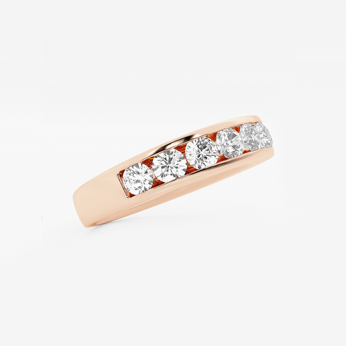 Additional Image 1 for  1 ctw Round Lab Grown Diamond Wedding Band