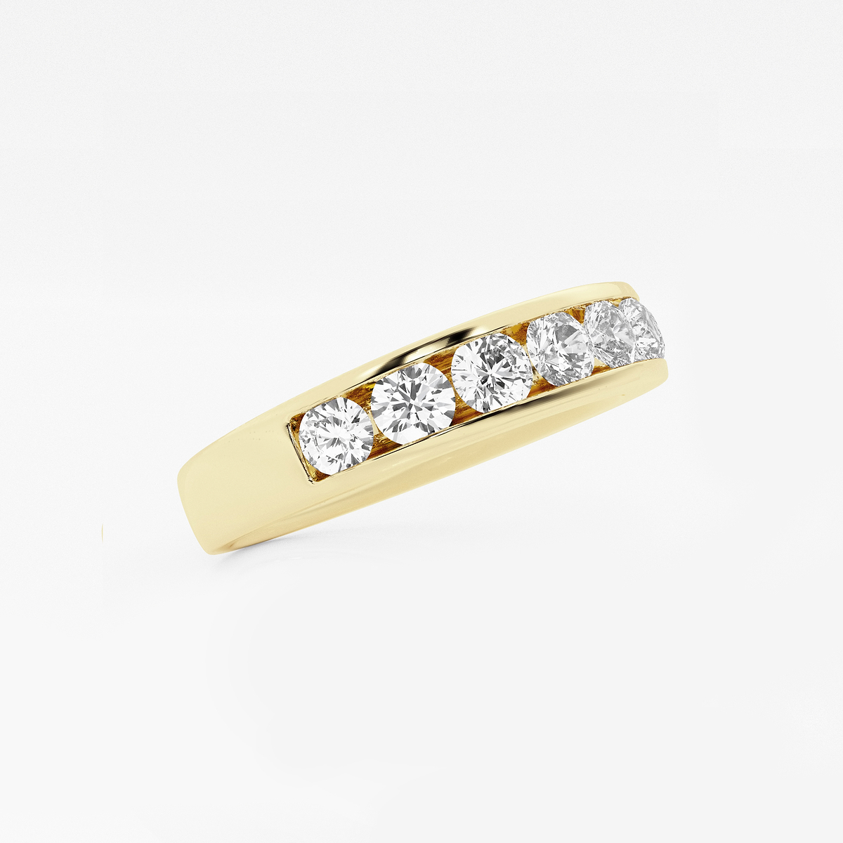 Additional Image 1 for  1 ctw Round Lab Grown Diamond Wedding Band