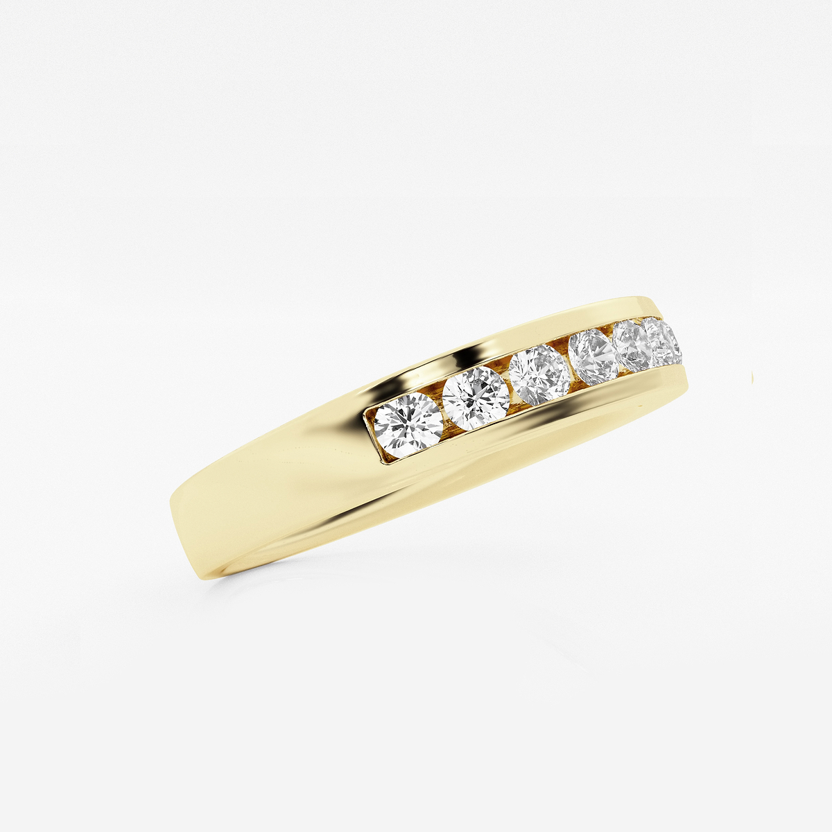 Additional Image 1 for  3/4 ctw Round Lab Grown Diamond Wedding Band