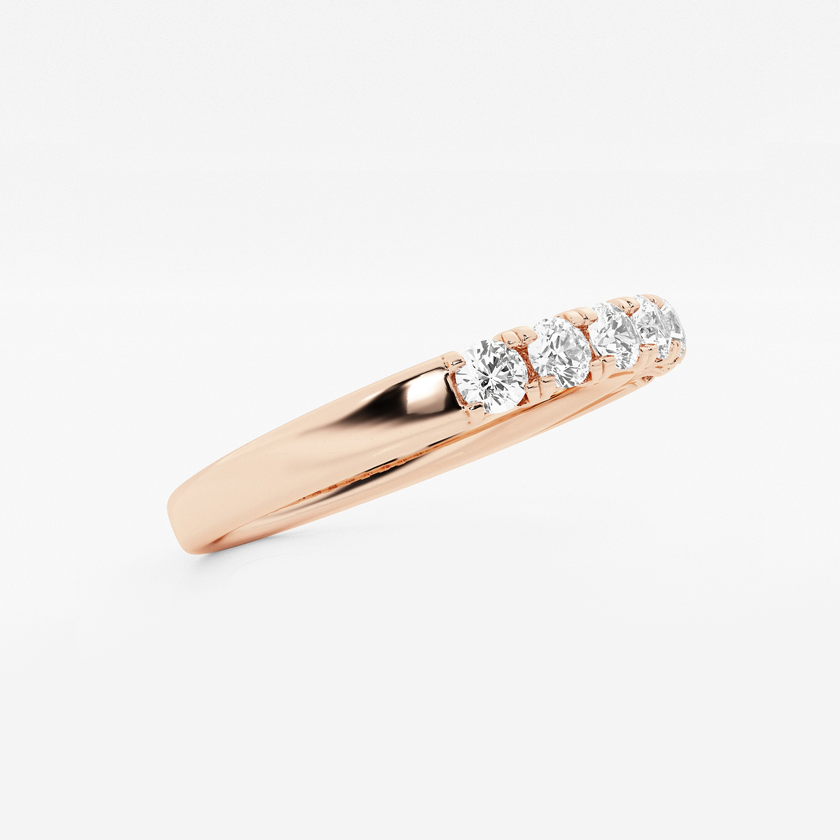 Additional Image 1 for  1/2 ctw Round Lab Grown Diamond Seven-Stone Anniversary Band