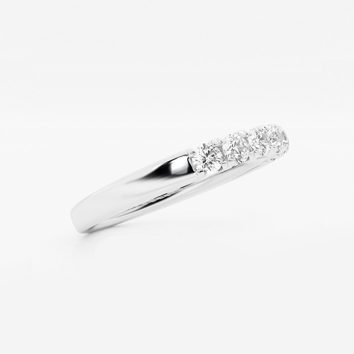 Additional Image 1 for  1/2 ctw Round Lab Grown Diamond Seven-Stone Anniversary Band