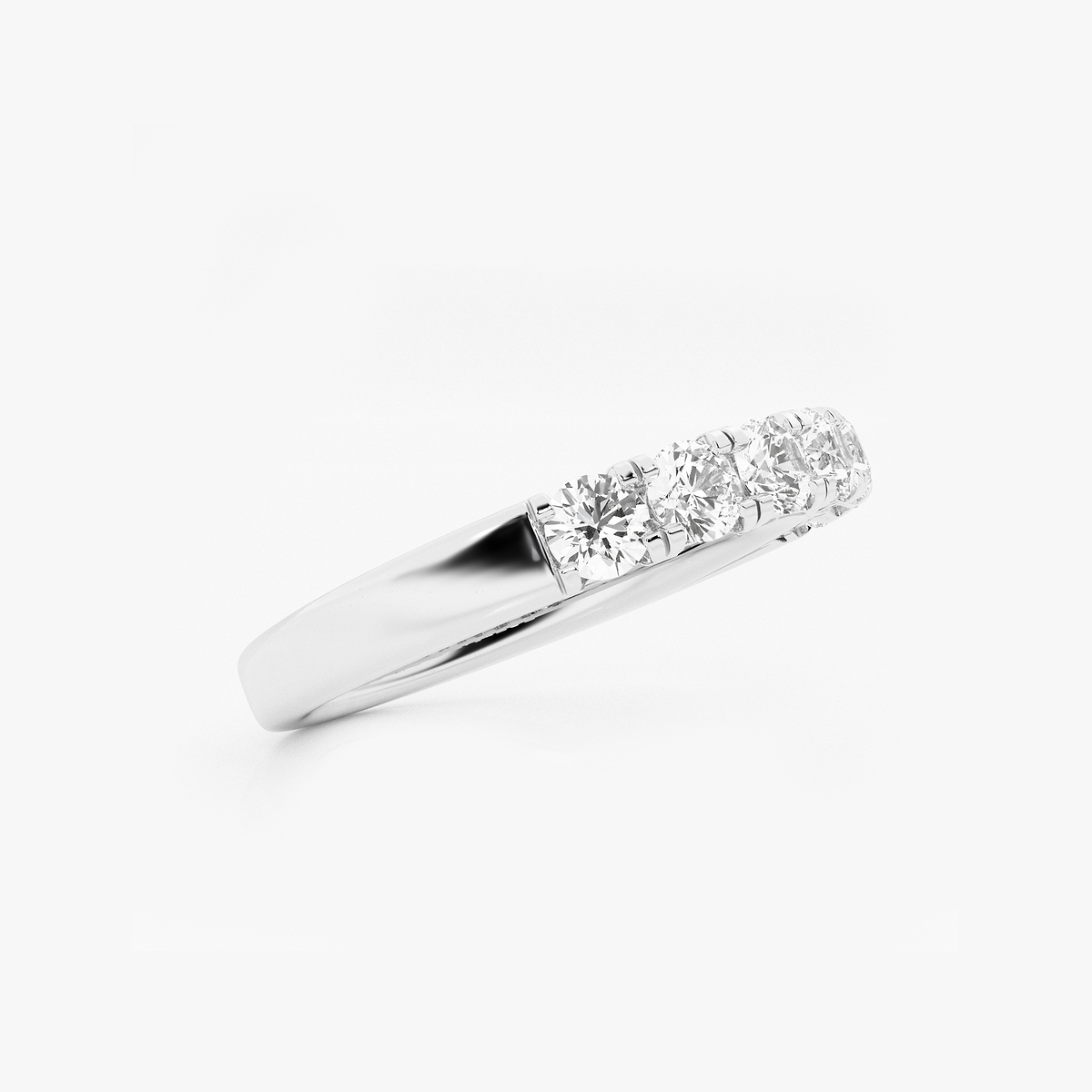 Additional Image 1 for  3/4 ctw Round Lab Grown Diamond Seven-Stone Anniversary Band