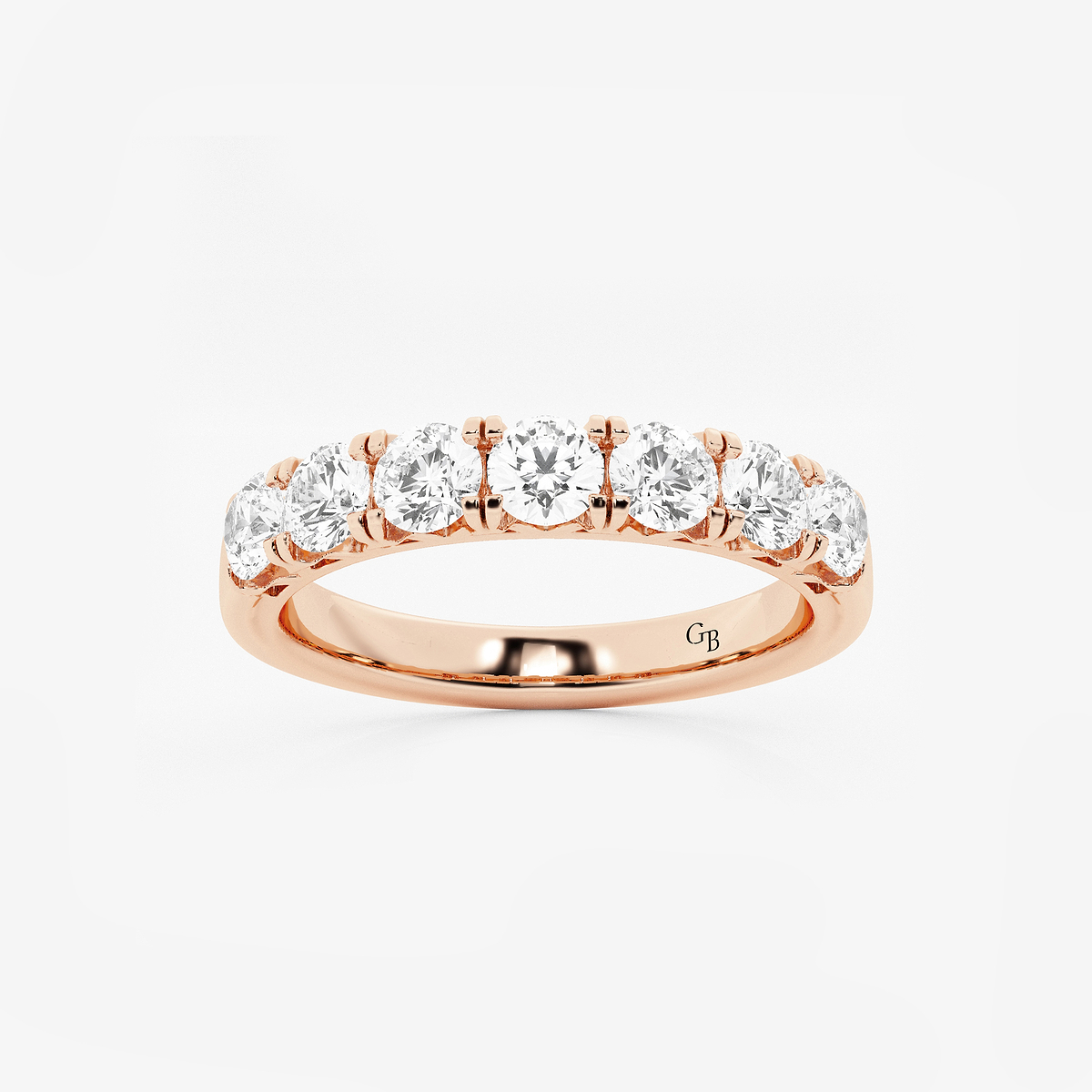 1 ctw Round Lab Grown Diamond Seven-Stone Anniversary Band