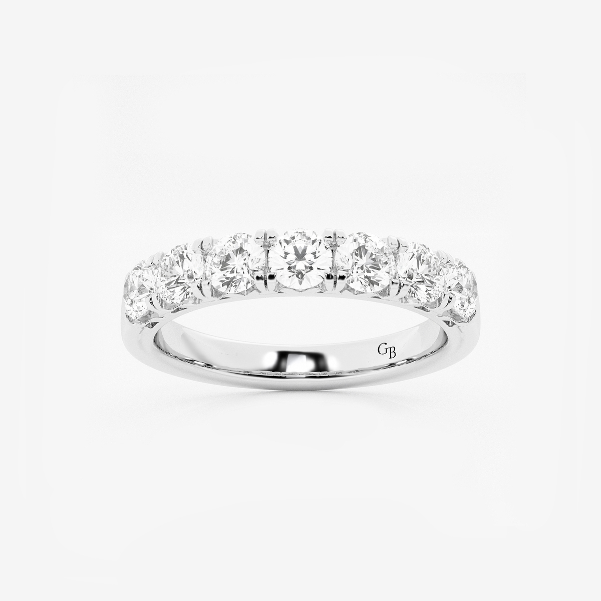 1 ctw Round Lab Grown Diamond Seven-Stone Anniversary Band