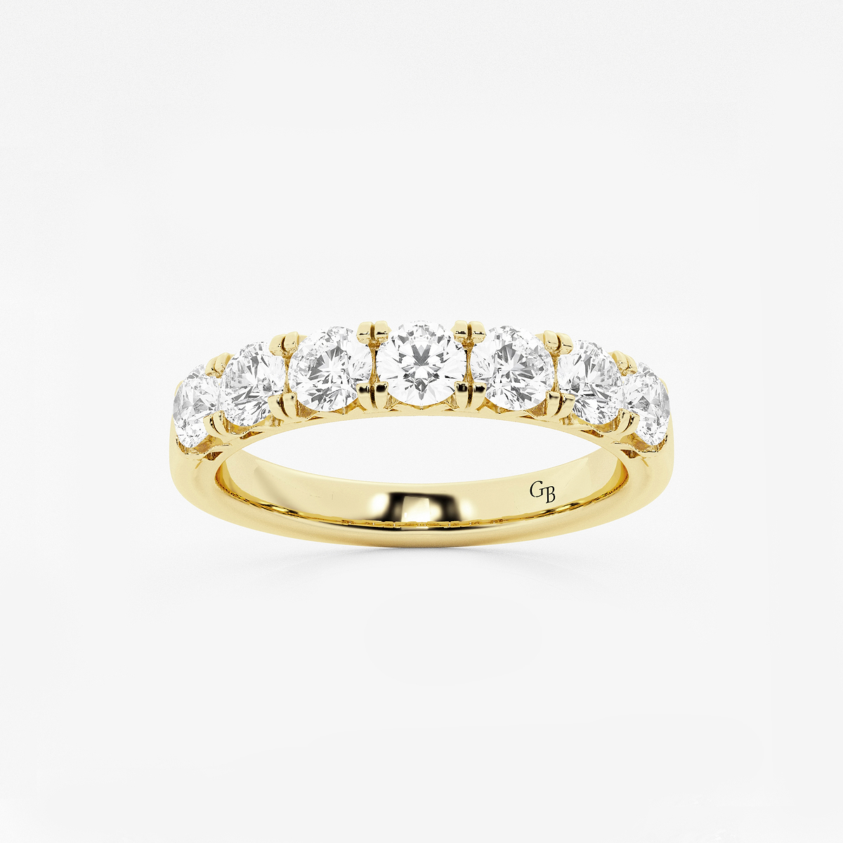 1 ctw Round Lab Grown Diamond Seven-Stone Anniversary Band