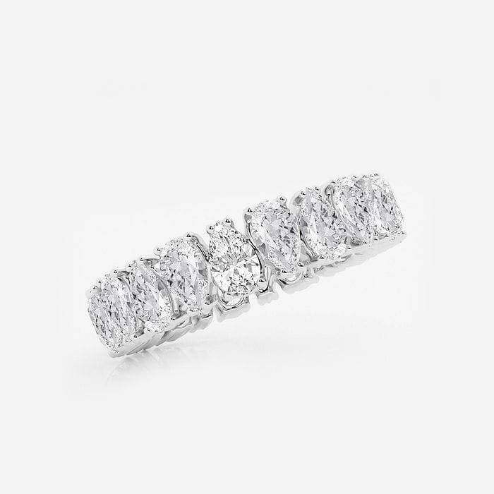 Alternating Pear Eternity Band