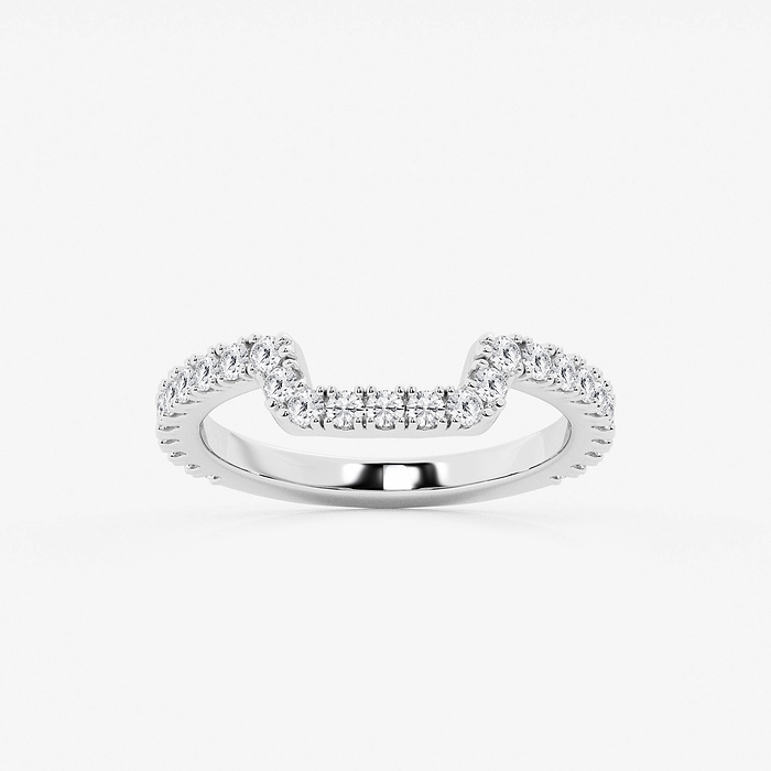 1/3 ctw Round Lab Grown Diamond Prong Set Wedding Band