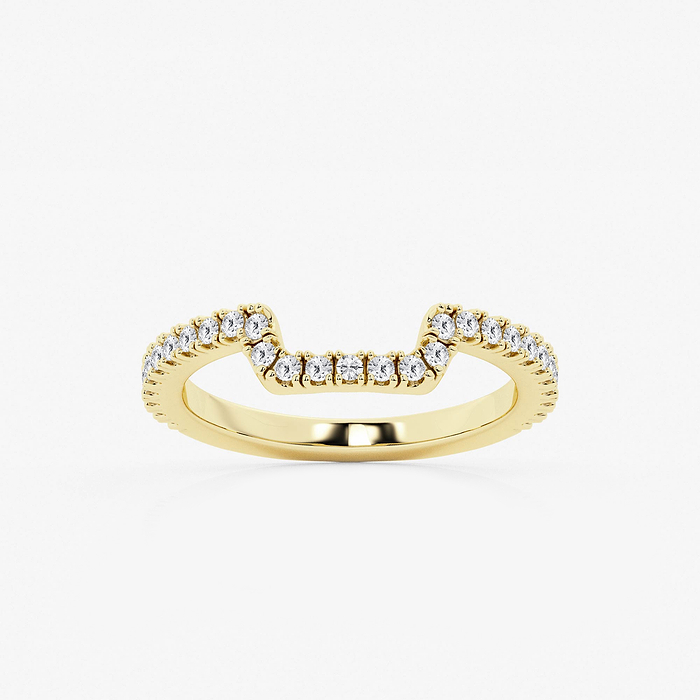 1/3 ctw Round Lab Grown Diamond Prong Set Wedding Band