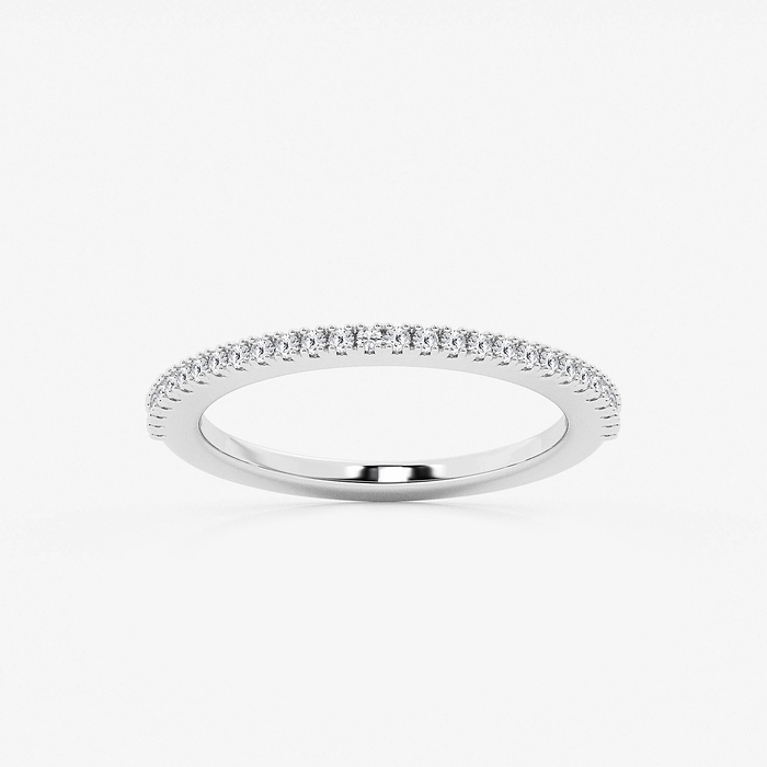 1/5 ctw Round Lab Grown Diamond Prong Set Wedding Band