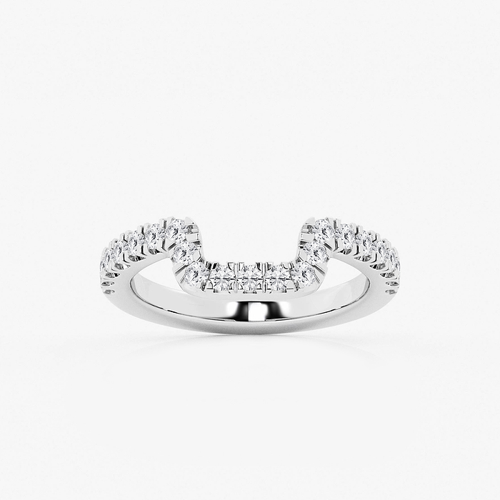 1/3 ctw Round Lab Grown Diamond Prong Set Wedding Band