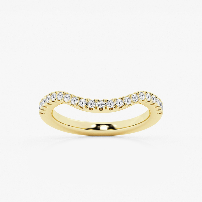 1/3 ctw Round Lab Grown Diamond Prong Set Wedding Band