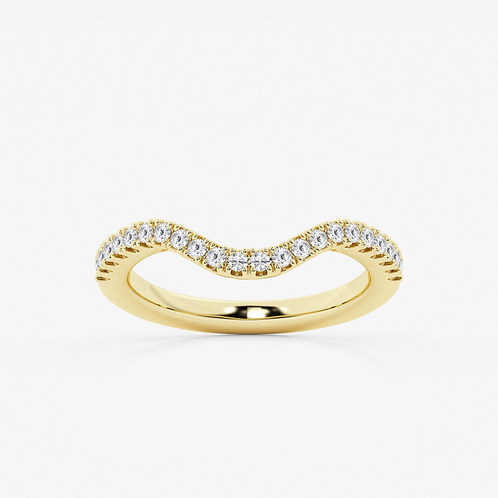 1/3 ctw Round Lab Grown Diamond Prong Set Wedding Band