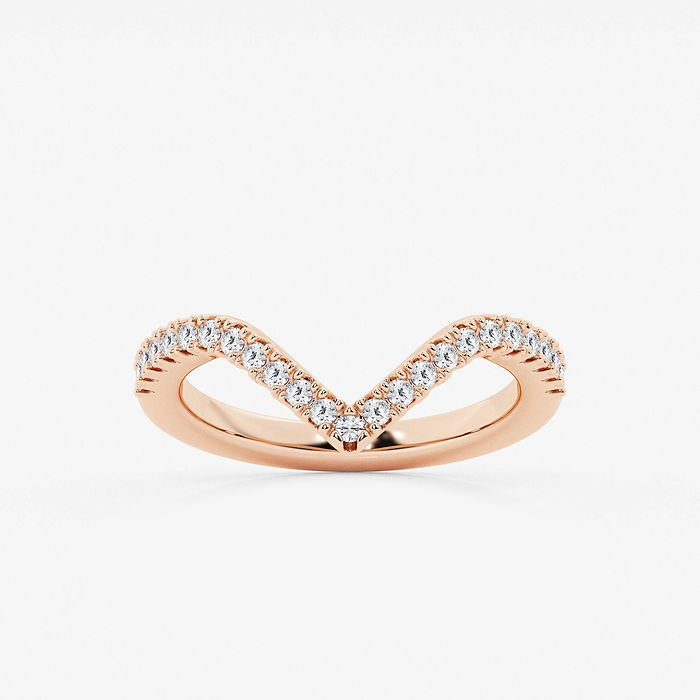 1/3 ctw Round Lab Grown Diamond Prong Set Wedding Band