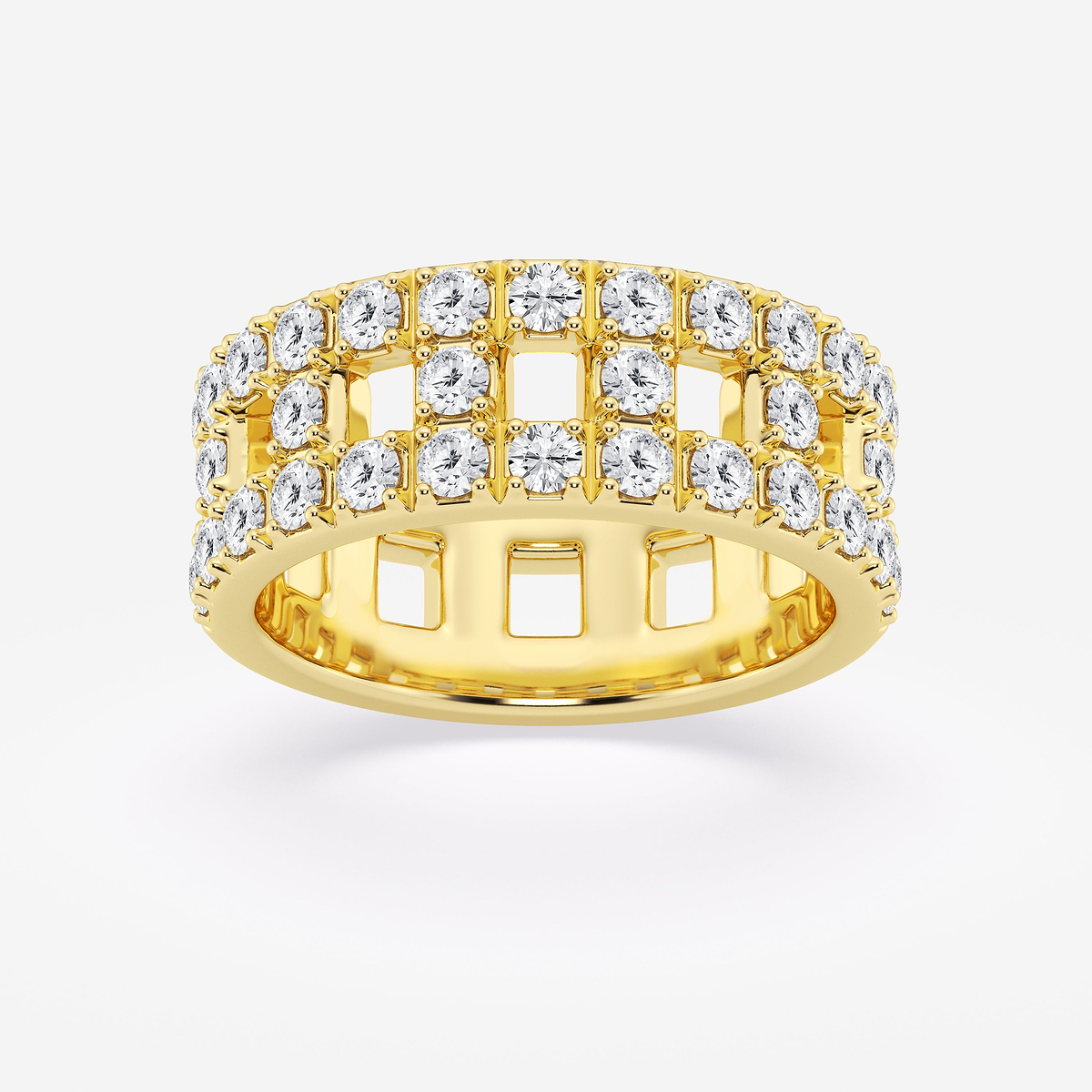 1 1/2 ctw Round Lab Grown Diamond Band