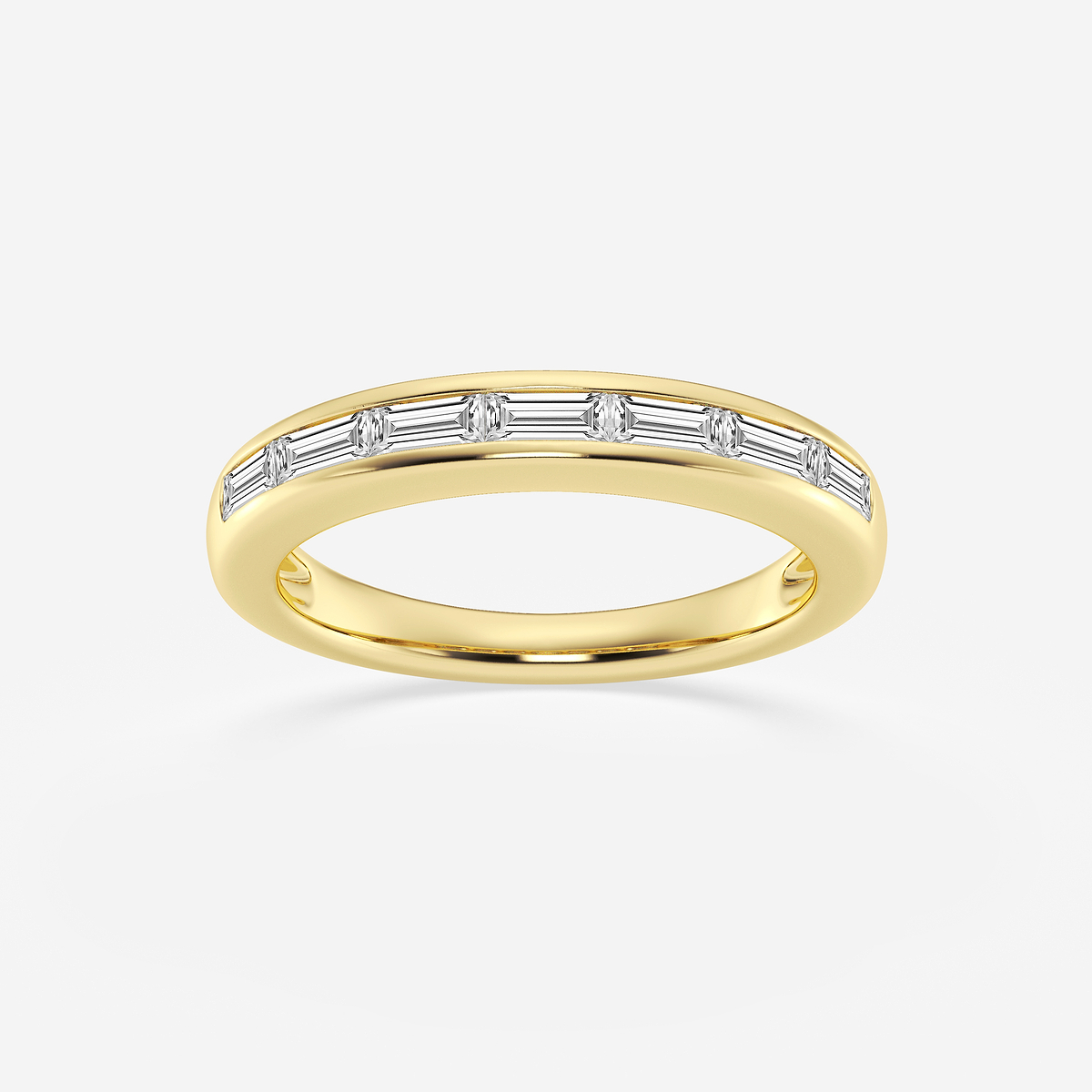 1/2 ctw Baguette Lab Grown Diamond Seven Stone Anniversary Band