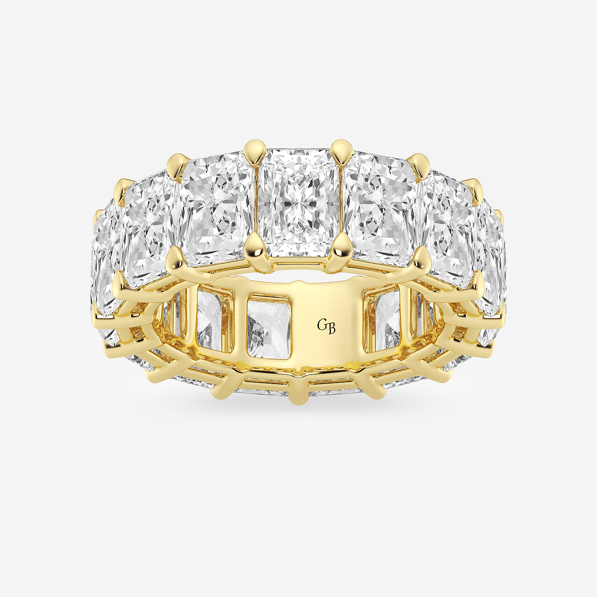 12 ctw Radiant Lab Grown Diamond Eternity Band