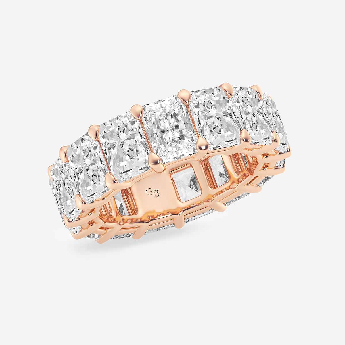 Additional Image 1 for  10 ctw Radiant Lab Grown Diamond Eternity Band