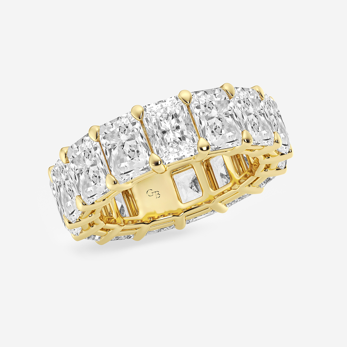 Additional Image 1 for  10 ctw Radiant Lab Grown Diamond Eternity Band