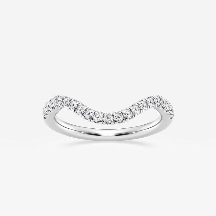 1/4 ctw Round Lab Grown Diamond Wedding Band