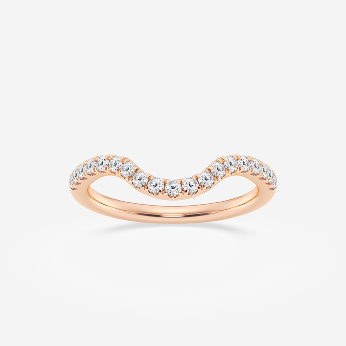 1/4 ctw Round Lab Grown Diamond Wedding Band