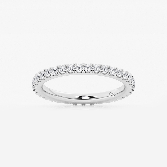 9 1/5 ctw Marquise Lab Grown Diamond Split Double Band Eternity Engagement Ring Platinum, F, VS2