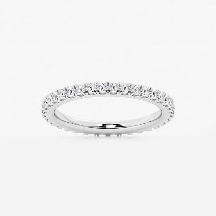 9 1/5 ctw Marquise Lab Grown Diamond Split Double Band Eternity Engagement Ring Platinum, F, VS2