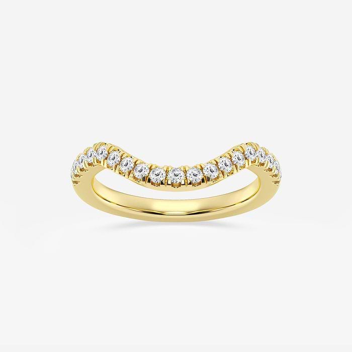 1/4 ctw Round Lab Grown Diamond Wedding Band