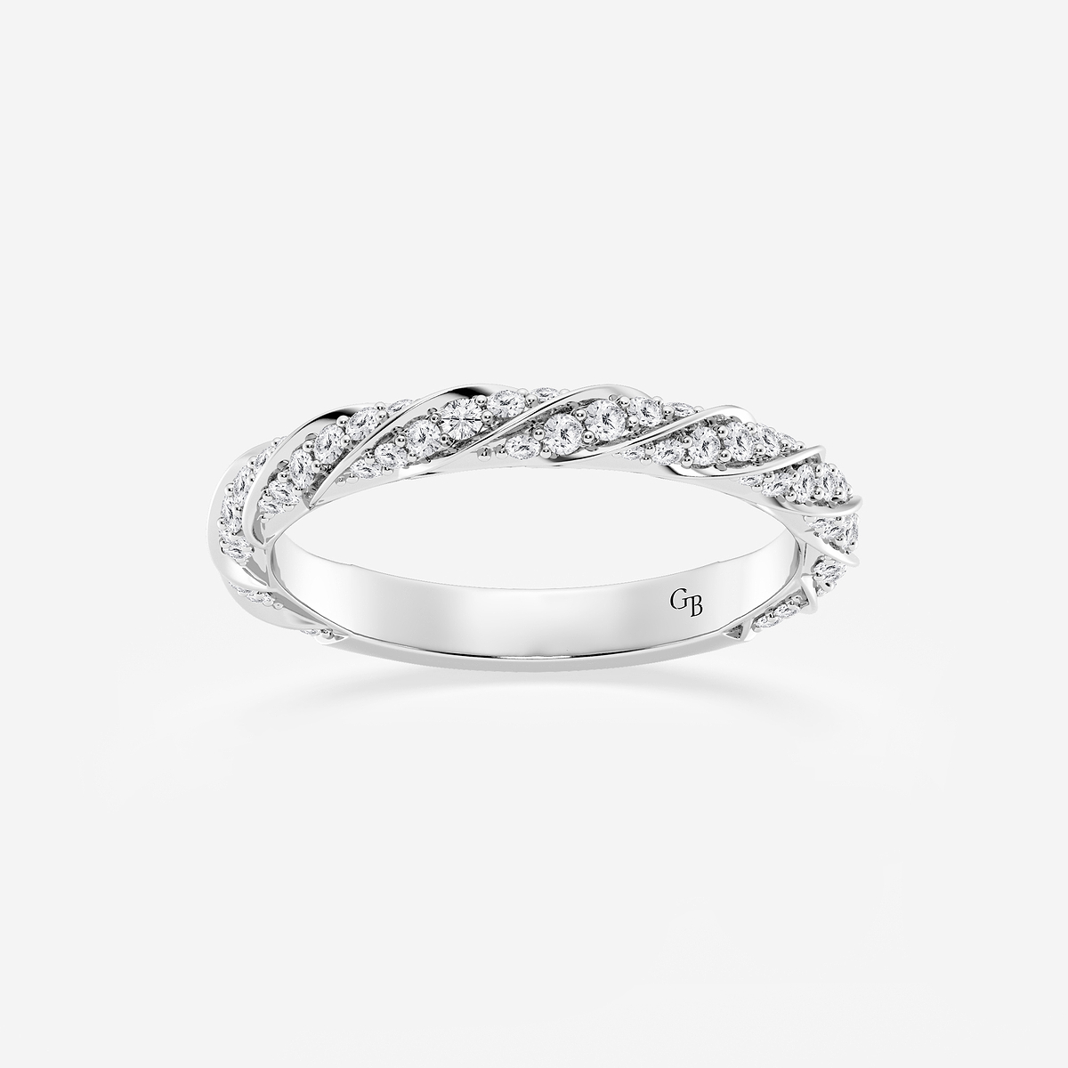 1/2 ctw Round Lab Grown Diamond Prong Set Wedding Band