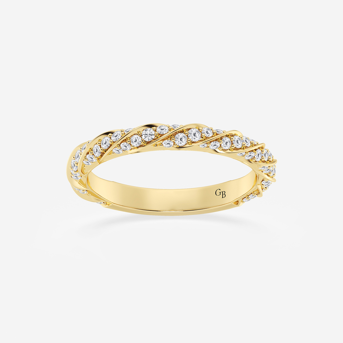 1/2 ctw Round Lab Grown Diamond Prong Set Wedding Band
