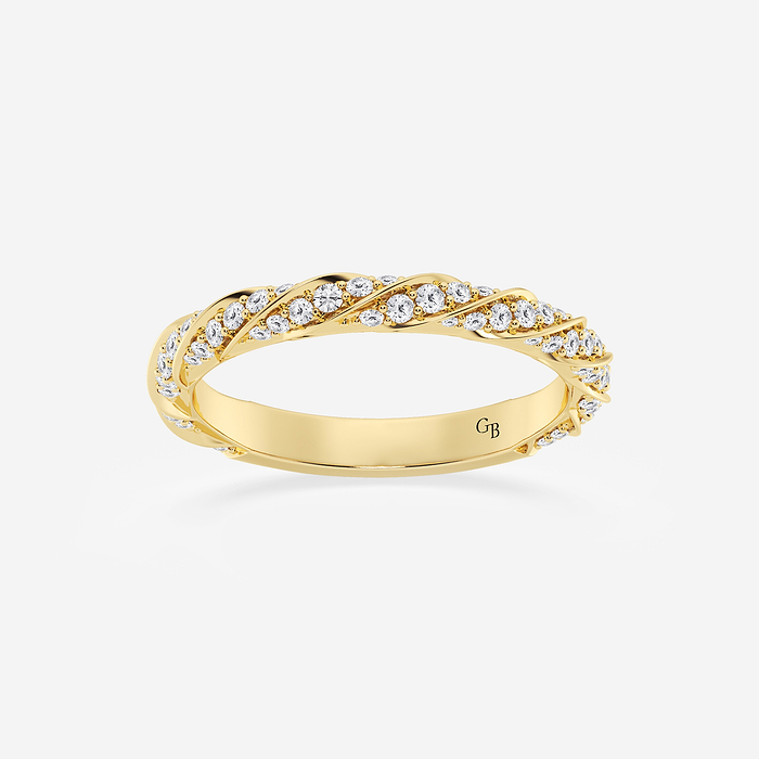 1/2 ctw Round Lab Grown Diamond Prong Set Wedding Band