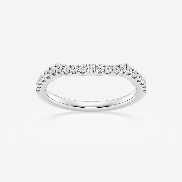 Micro Pave Round Wedding Band