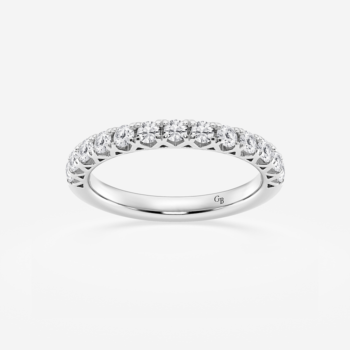 1/2 ctw Round Lab Grown Diamond Prong Set Wedding Band