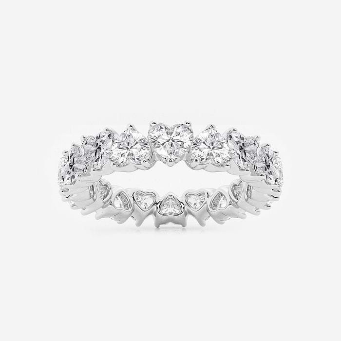 Alternating Heart Eternity Band