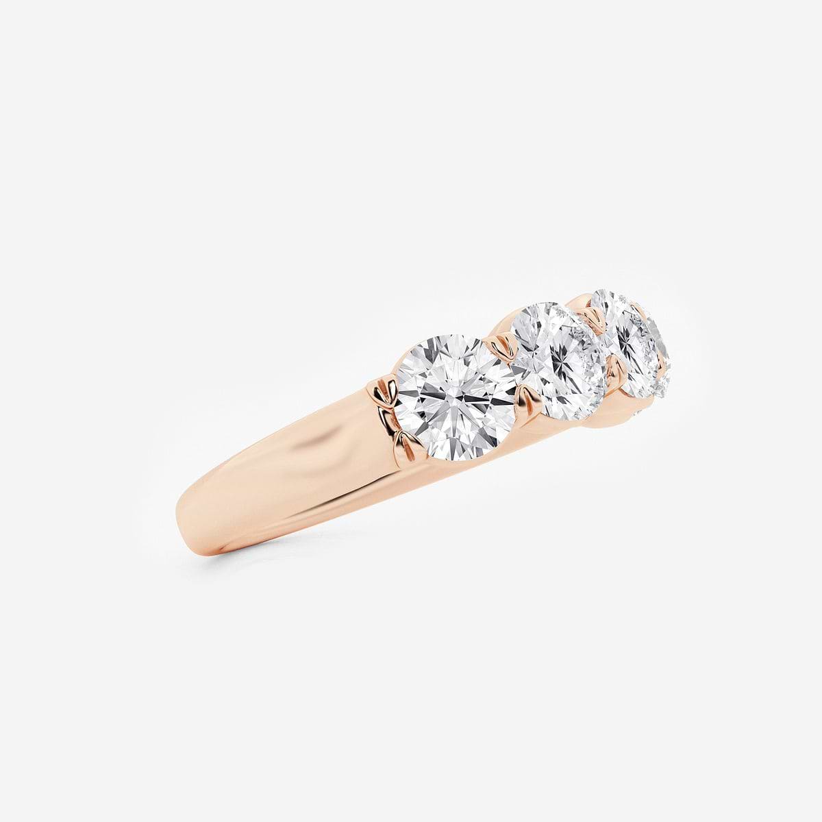 Additional Image 1 for  2 ctw Round Lab Grown Diamond Five-Stone Anniversary Band